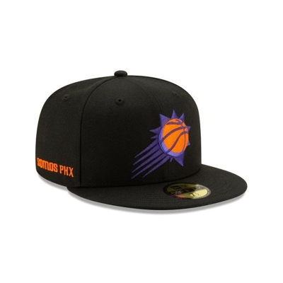 Phoenix Suns Gorra | New Era 2019 NBA Authentics City Series Alt 59fifty Fitted Cap Mexico - Negros